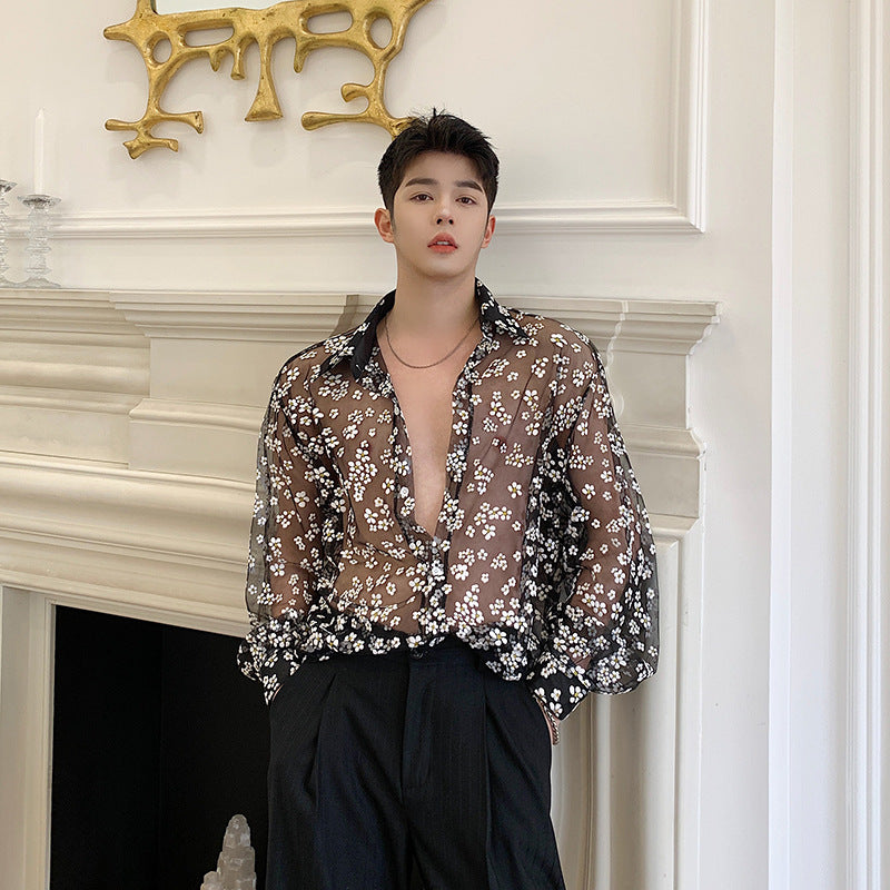 Sexy floral shirt!