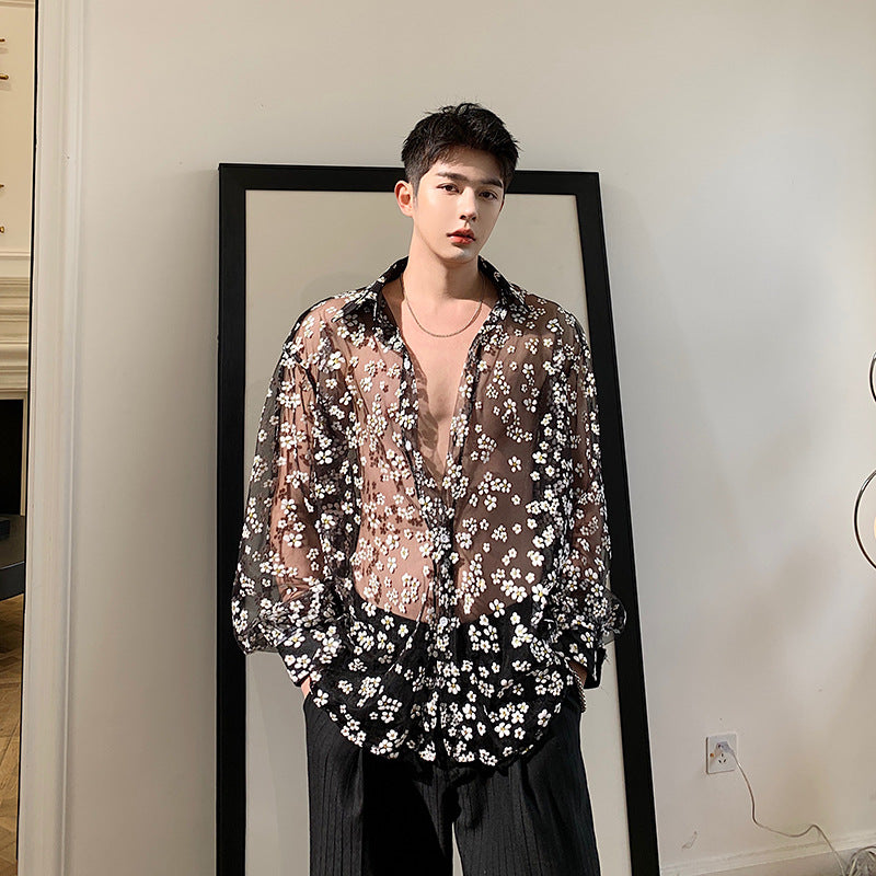 Sexy floral shirt!