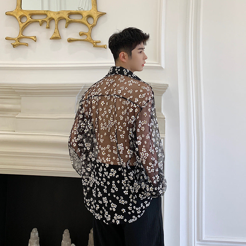 Sexy floral shirt!