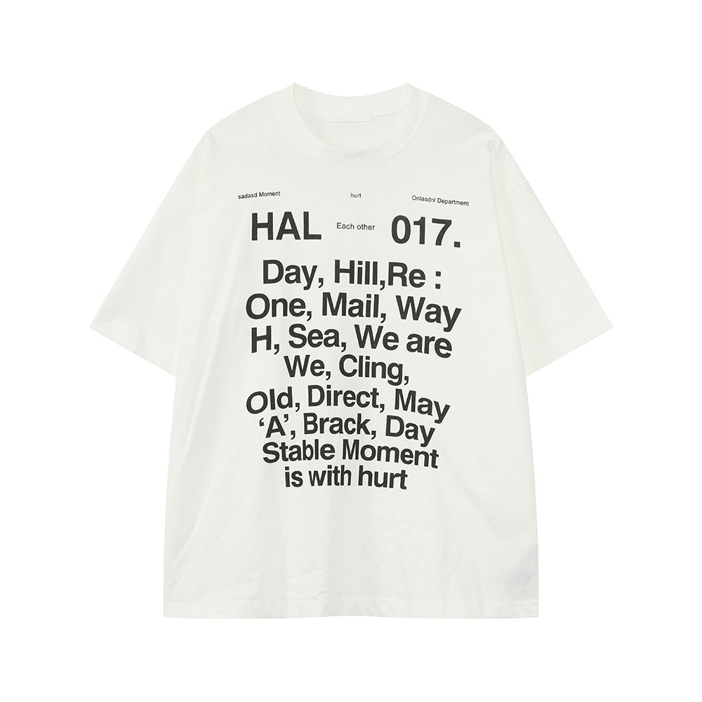 Printed Round Neck Pure Cotton Casual Short Sleeve Top!