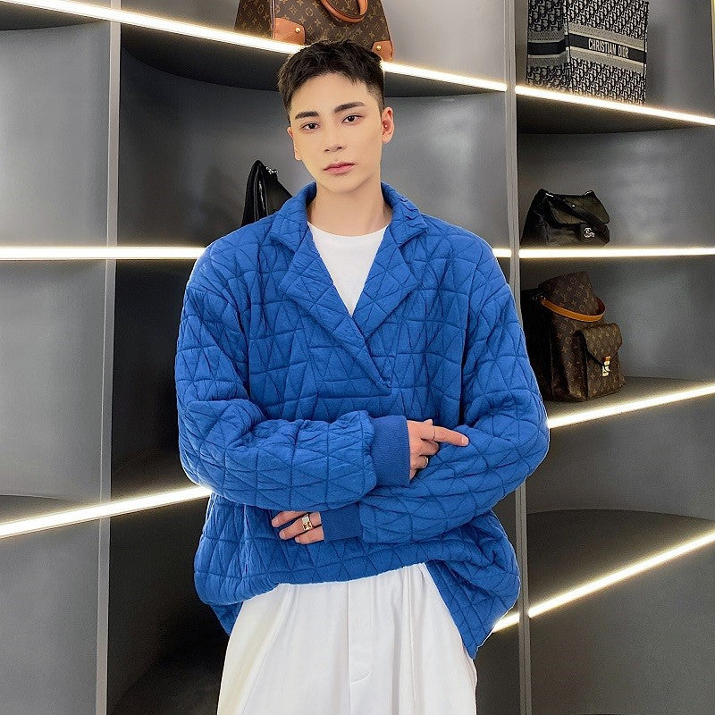 Diamond Check Overcoat Jacket!