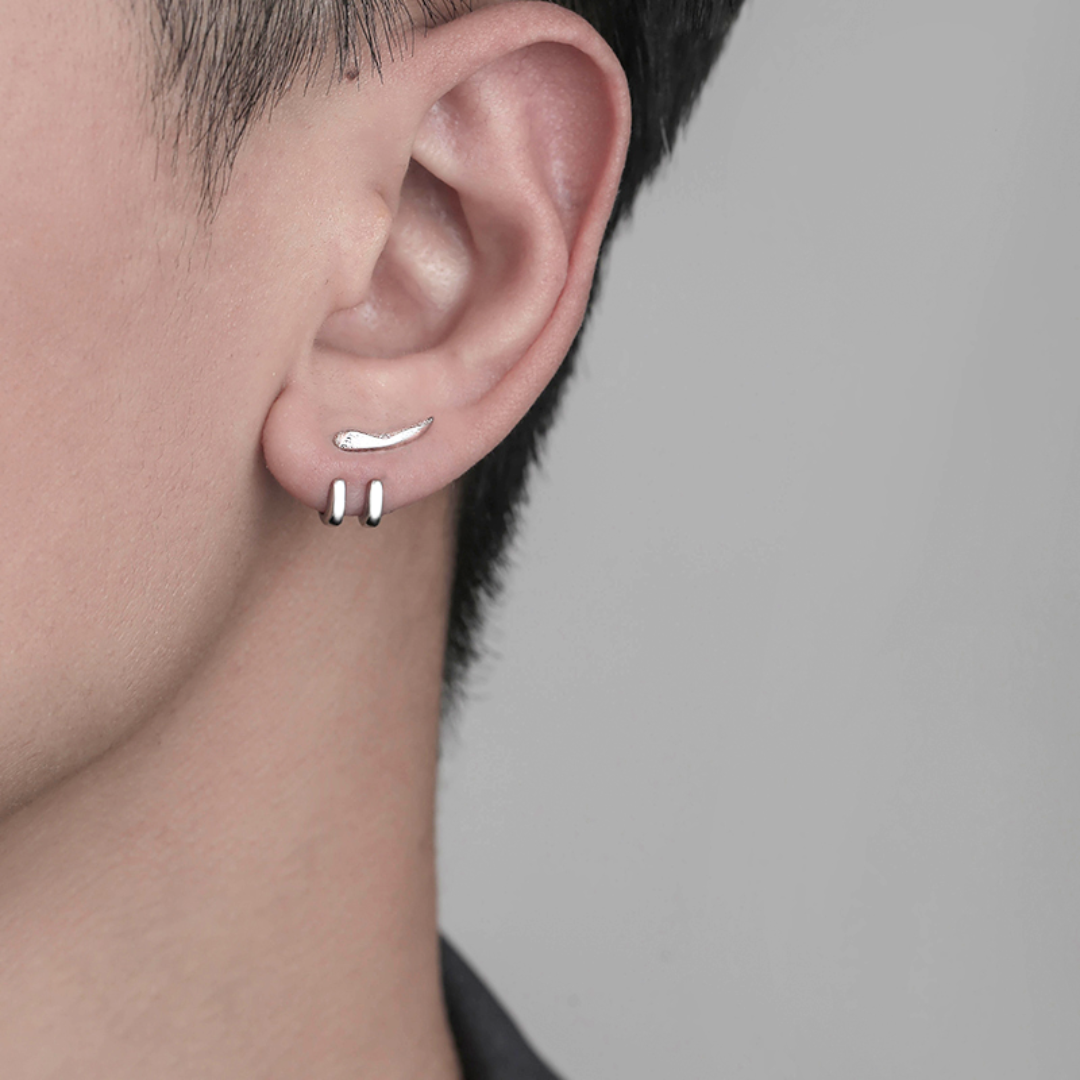 fang-sharp unisex earrings