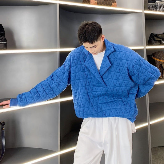 Diamond Check Overcoat Jacket！