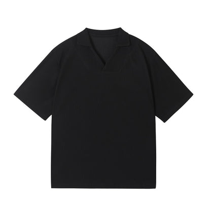Men's striped short sleeve shirt!