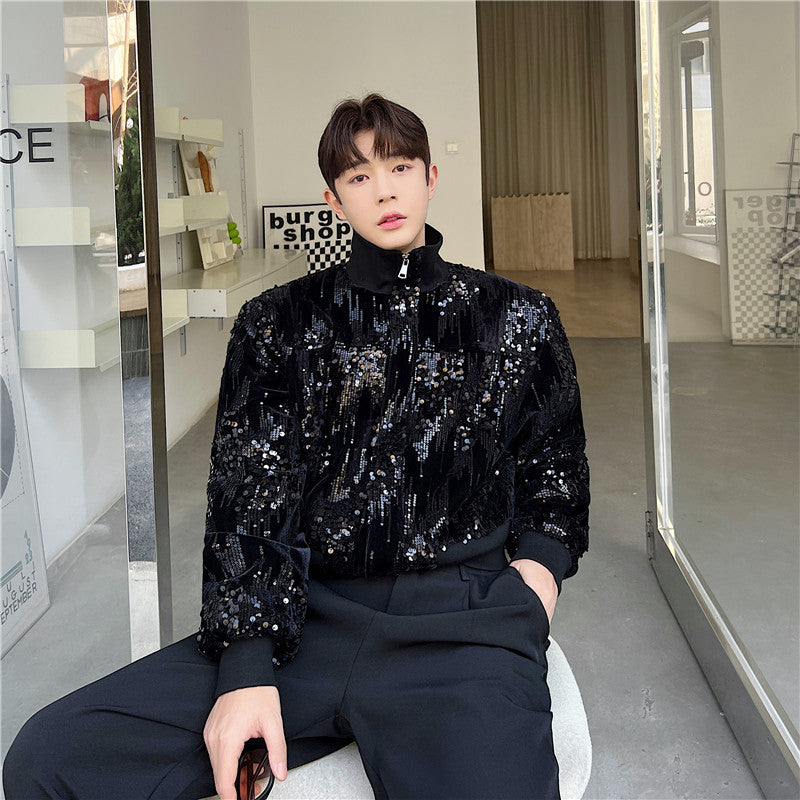 Black Sequin Jacket