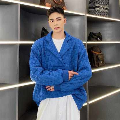 Diamond Check Overcoat Jacket！