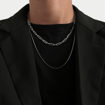 chain silver necklace