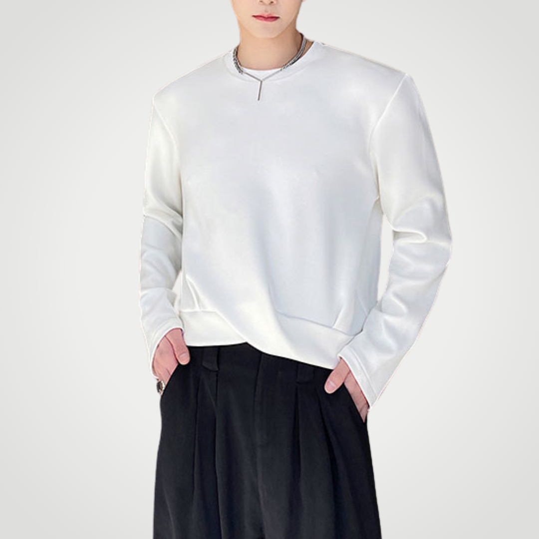 front twist short length pullover