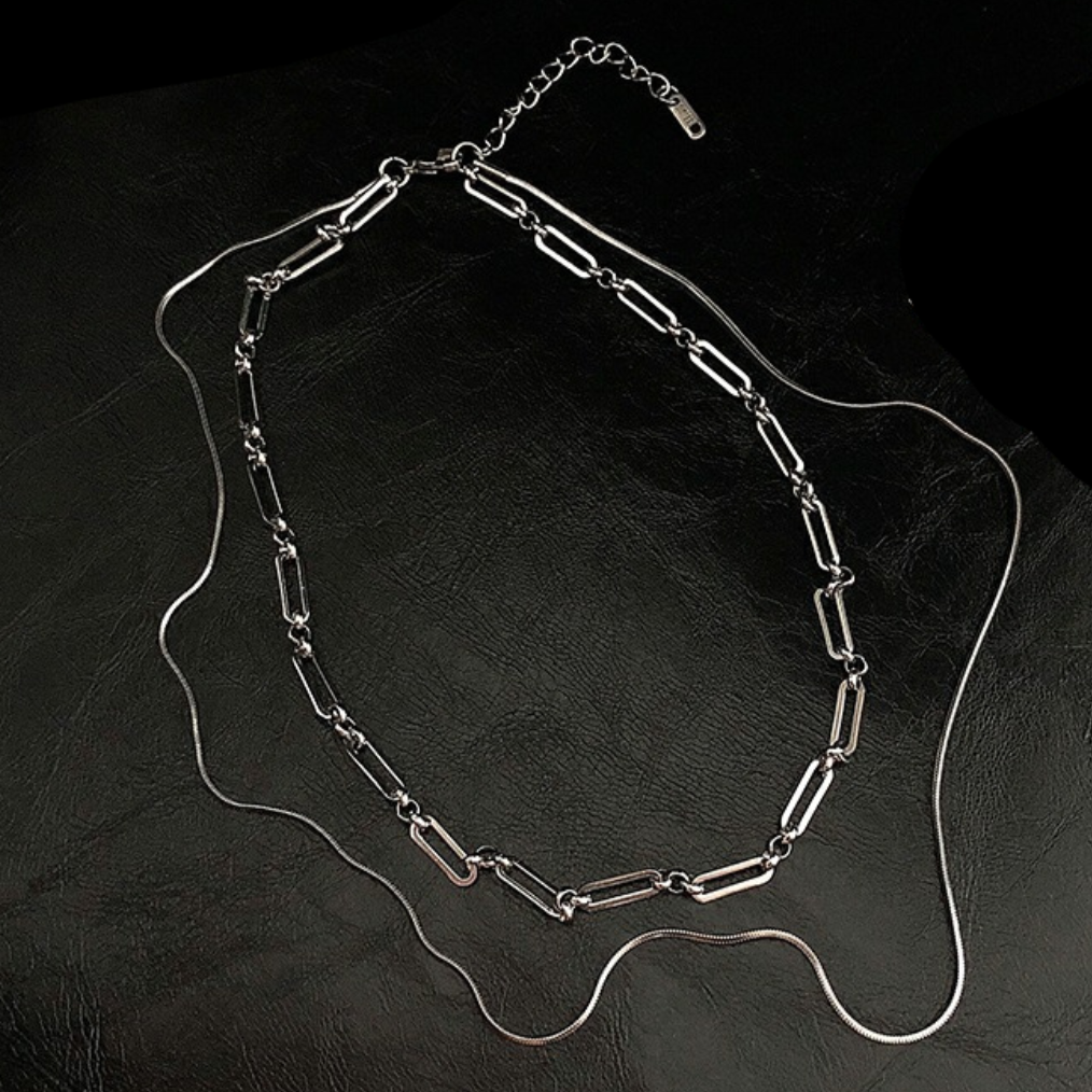chain silver necklace