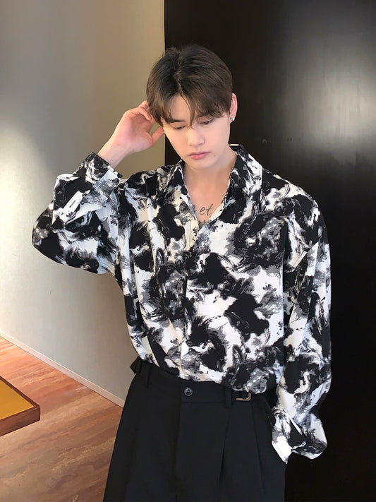 long sleeve flower shirt