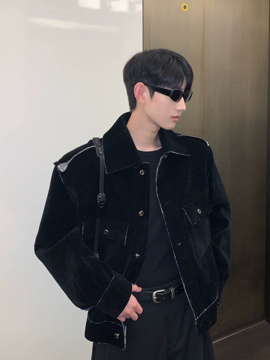 Back print  damage jacket